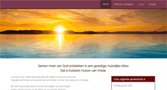 Desktop Screenshot of huizenvanvrede.nl