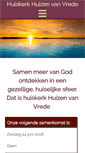 Mobile Screenshot of huizenvanvrede.nl